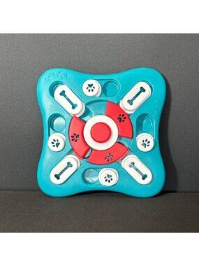 Petsta Interactive Dog Cat Puzzle Toy Treat Dispensing Compartments Playtime